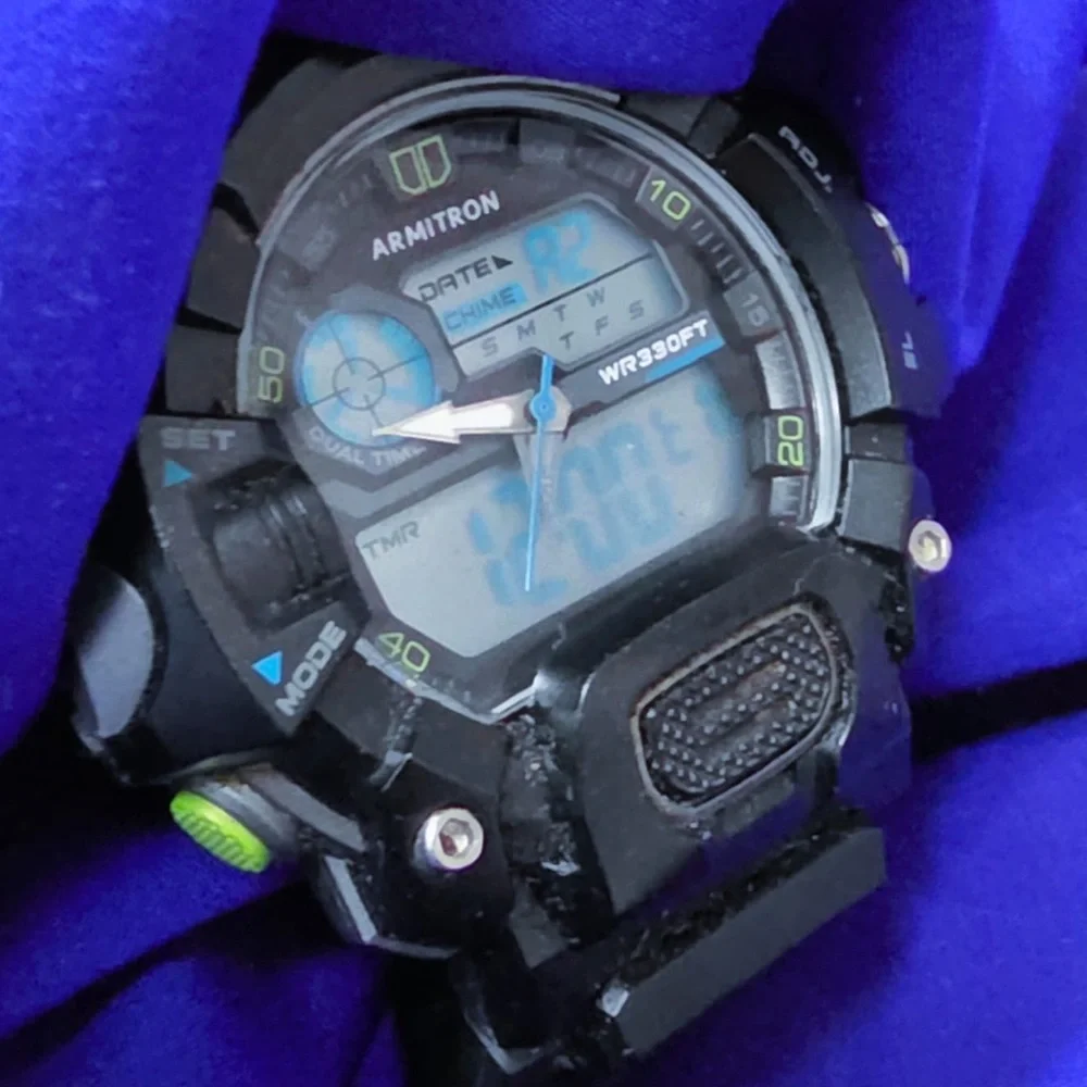 Armitron Ana-Digital Sports Mens Watch 55mm G shock style
